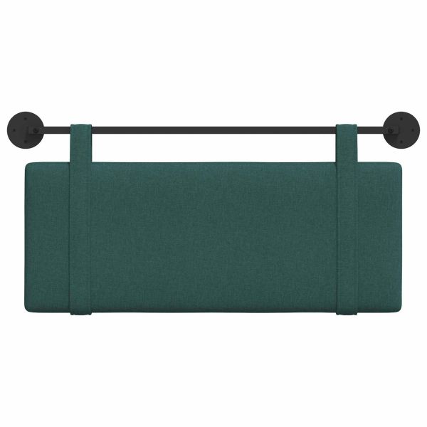 Висяща табла Едноцветен Тъмен зелен 110 x 55 x 5 см текстил