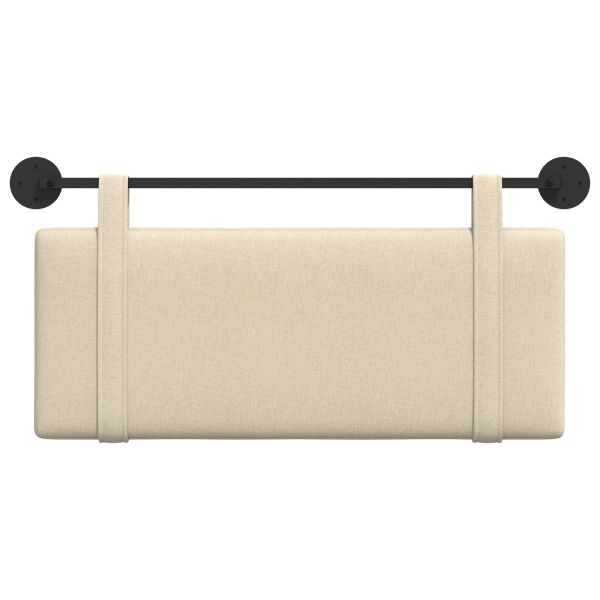 Висяща табла Монтиране на стена Крем 110 x 55 x 5 см текстил