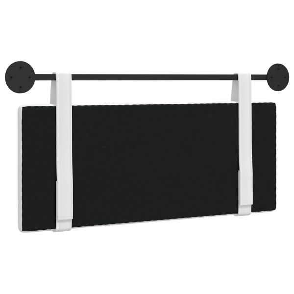 Висяща табла Монтиране на стена Бял 110 x 55 x 5 см текстил