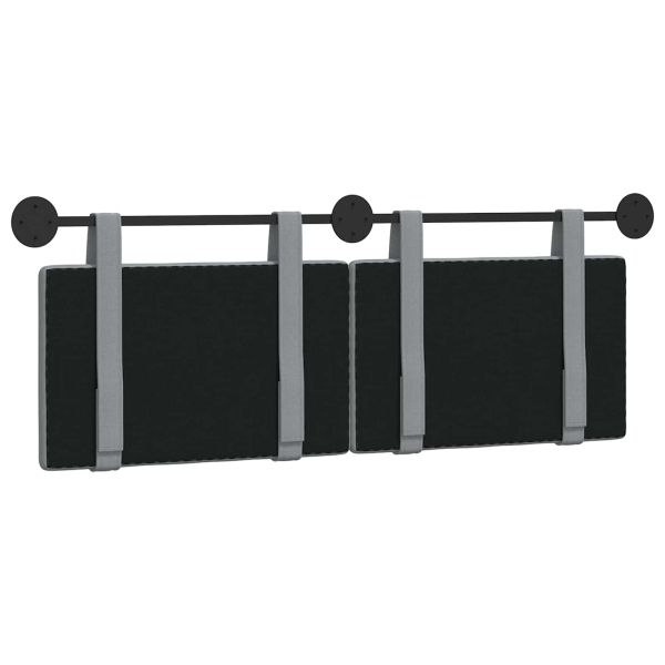 Висяща табла Едноцветен Светлосиво 130 x 55 x 5 см текстил