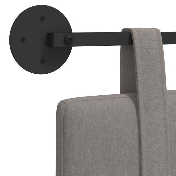 Висяща табла Монтиране на стена Таупе 130 x 55 x 5 см текстил