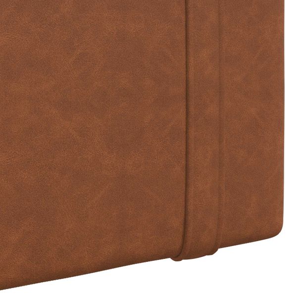 Висяща табла Едноцветен Кафяво 130 x 55 x 5 см Антично PU