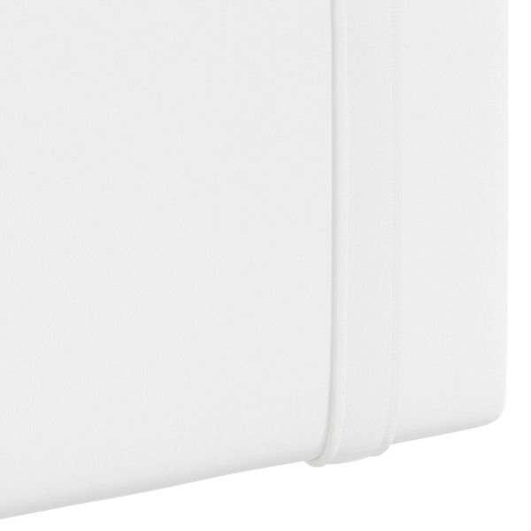Висяща табла Монтиране на стена Бял 150 x 55 x 5 см текстил
