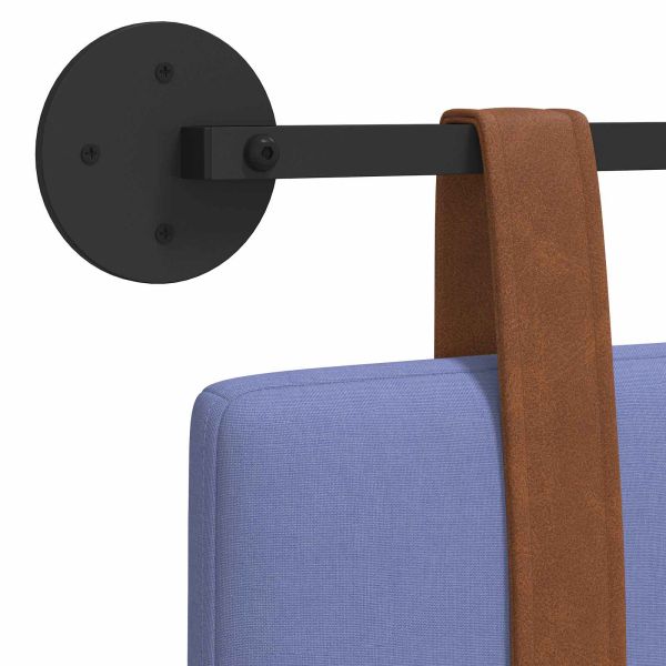 Висяща табла Едноцветен Дънково син 170 x 55 x 5 см Антично PU