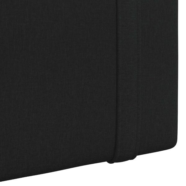 Висяща табла Монтиране на стена Черен 190 x 55 x 5 см текстил