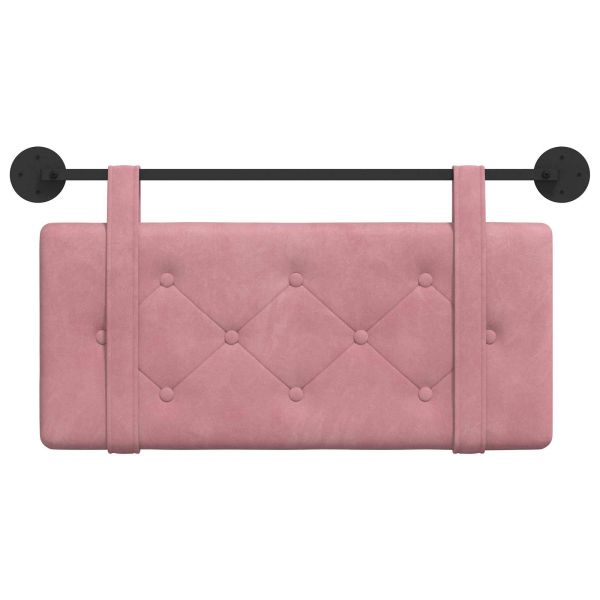 Висяща табла Монтиране на стена Розово 90 x 55 x 5 см Кадифе