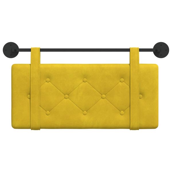 Висяща табла Монтиране на стена Жълто 90 x 55 x 5 см Кадифе