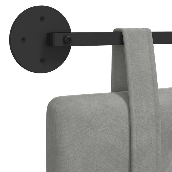 Висяща табла Светлосиво 100 x 55 x 5 см Кадифе