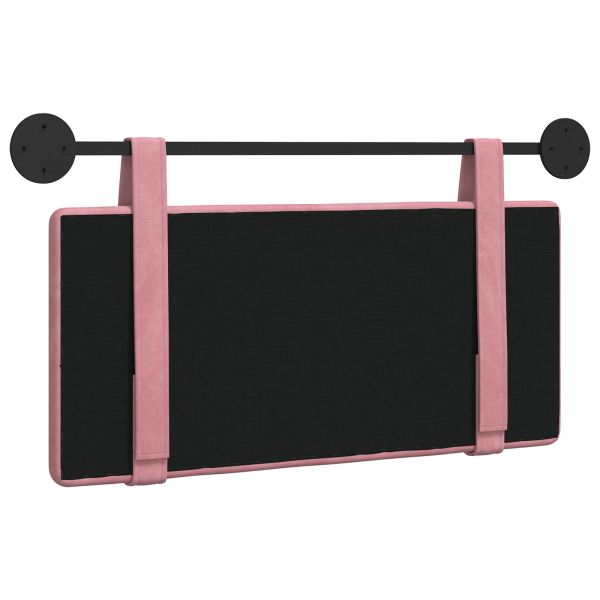 Висяща табла Монтиране на стена Розово 100 x 55 x 5 см Кадифе