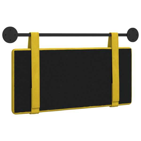 Висяща табла Монтиране на стена Жълто 100 x 55 x 5 см Кадифе