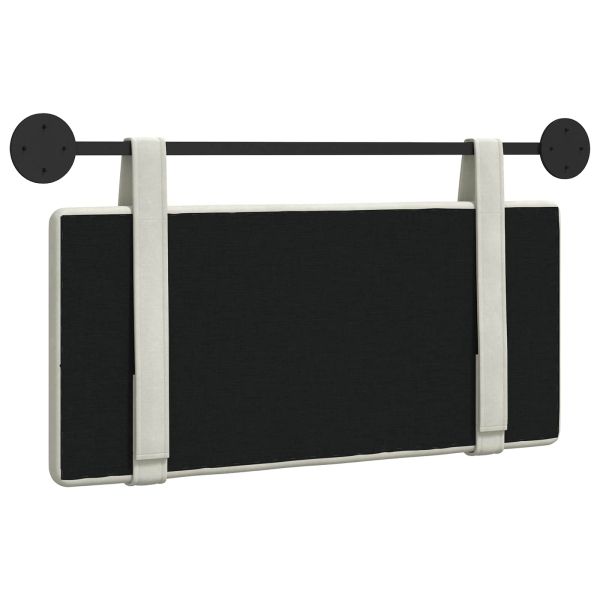 Висяща табла Монтиране на стена Крем 100 x 55 x 5 см Кадифе