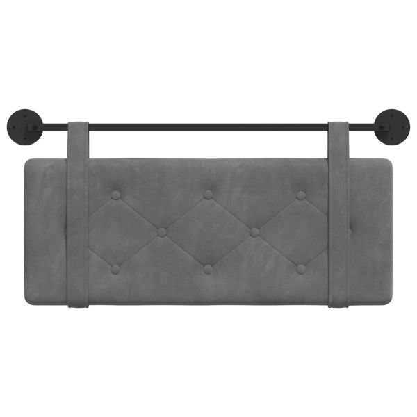 Висяща табла Тъмен сив 110 x 55 x 5 см Кадифе