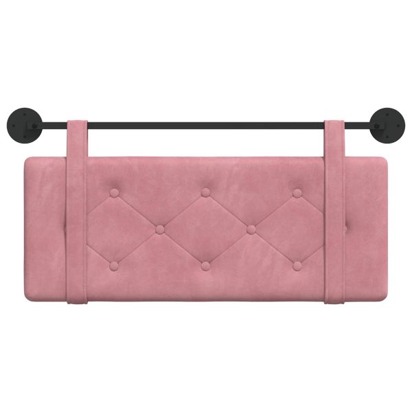 Висяща табла Монтиране на стена Розово 110 x 55 x 5 см Кадифе