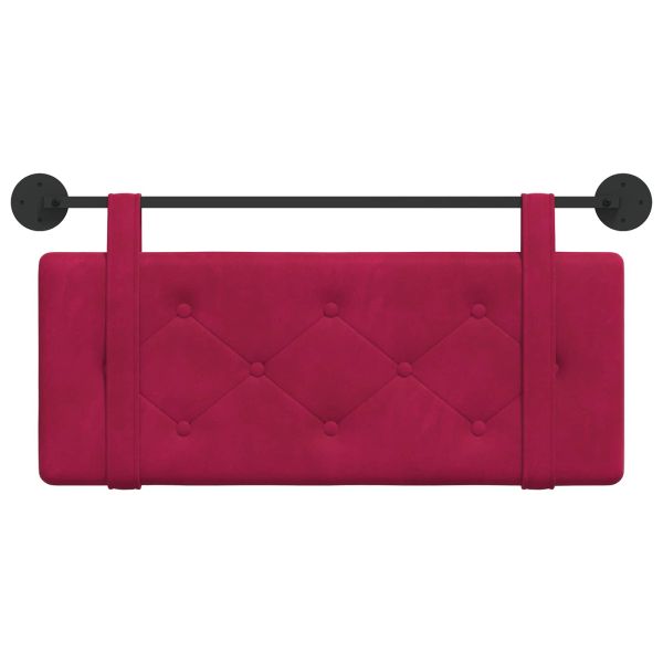 Висяща табла Виненочервен 110 x 55 x 5 см Кадифе