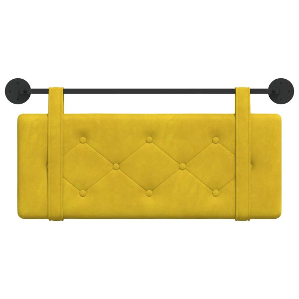 Висяща табла Монтиране на стена Жълто 110 x 55 x 5 см Кадифе