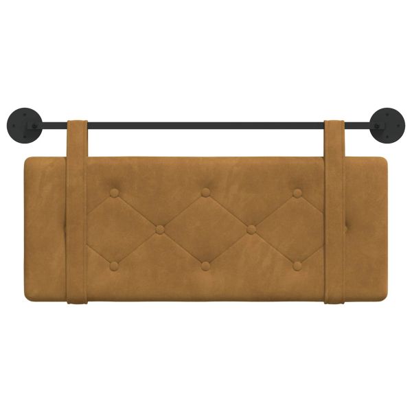 Висяща табла Монтиране на стена Кафяво 110 x 55 x 5 см Кадифе