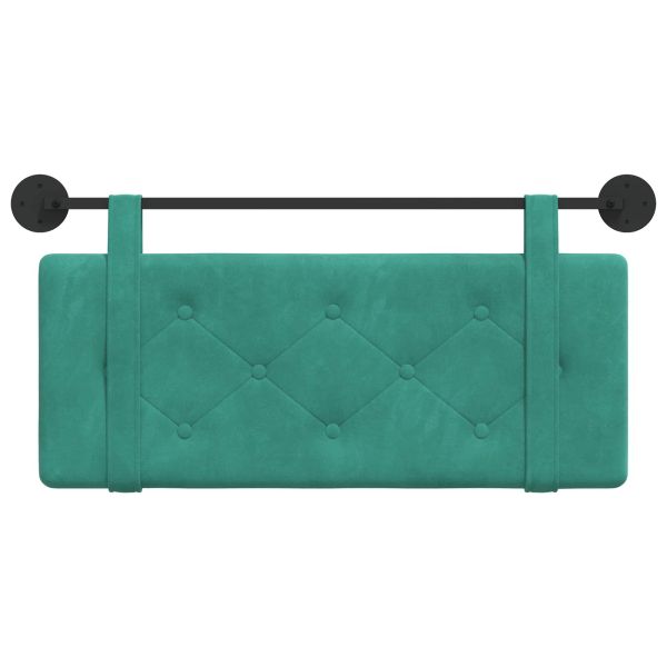 Висяща табла Монтиране на стена Тюркоаз 110 x 55 x 5 см Кадифе