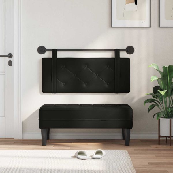 Висяща табла Монтиране на стена Черен 100 cm Изкуствена