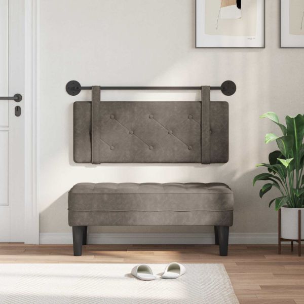 Висяща табла Монтиране на стена Сив 100 cm Антично PU