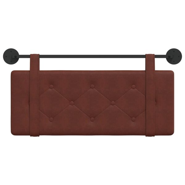 Висяща табла Лъскаво кафяво 100 cm Антично PU