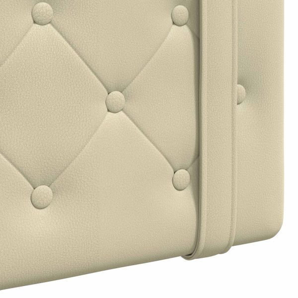 Висяща табла Монтиране на стена Крем 130 x 55 x 5 см Изкуствена