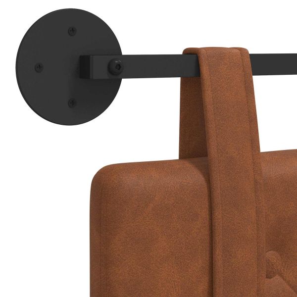 Висяща табла Кафяво 130 x 55 x 5 см Антично PU