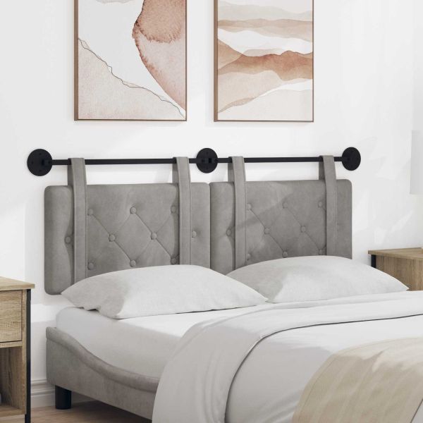 Висяща табла Светлосиво 150 x 55 x 5 см Кадифе