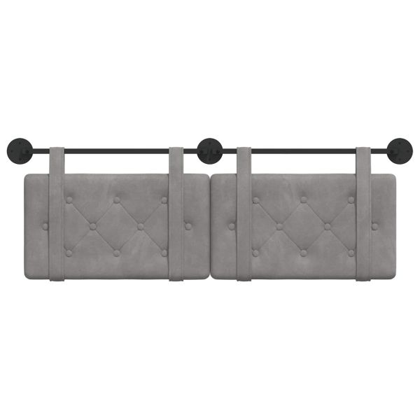 Висяща табла Светлосиво 150 x 55 x 5 см Кадифе