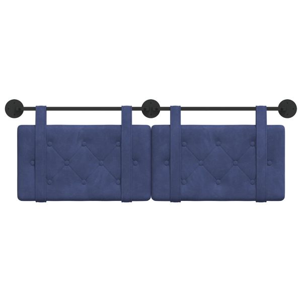 Висяща табла Полицейско синьо 150 x 55 x 5 см Кадифе