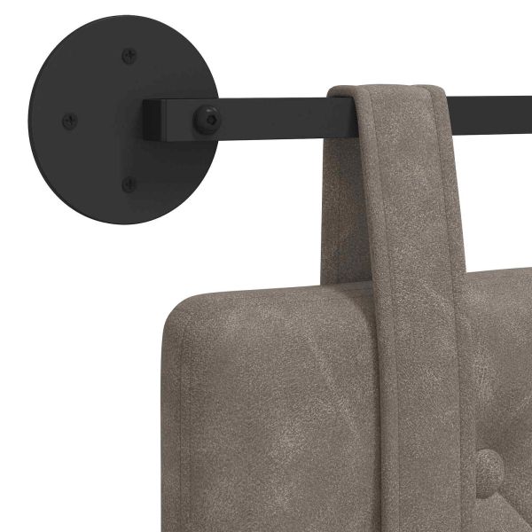 Висяща табла Монтиране на стена Сив 150 x 55 x 5 см Антично PU