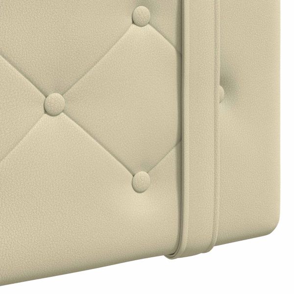 Висяща табла Монтиране на стена Крем 190 x 55 x 5 см Изкуствена