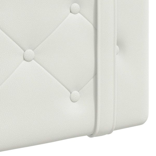 Висяща табла Монтиране на стена Бял 190 x 55 x 5 см Изкуствена