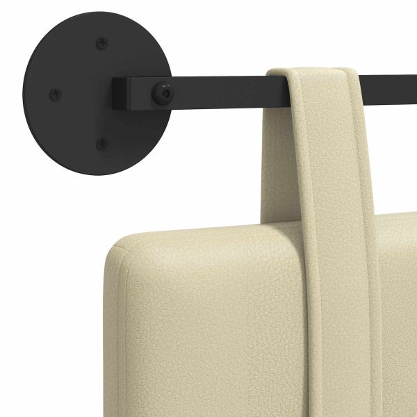 Висяща табла Монтиране на стена Крем 210 x 55 x 5 см Изкуствена