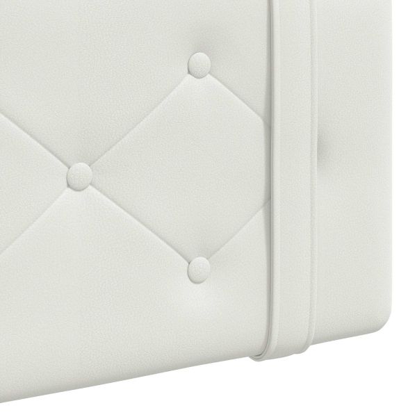 Висяща табла Монтиране на стена Бял 210 x 55 x 5 см Изкуствена