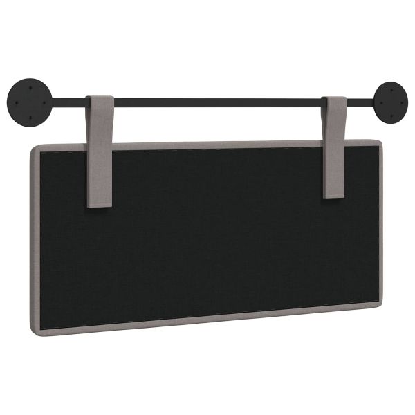 Висяща табла Монтиране на стена Таупе 100 x 55 x 5 см текстил