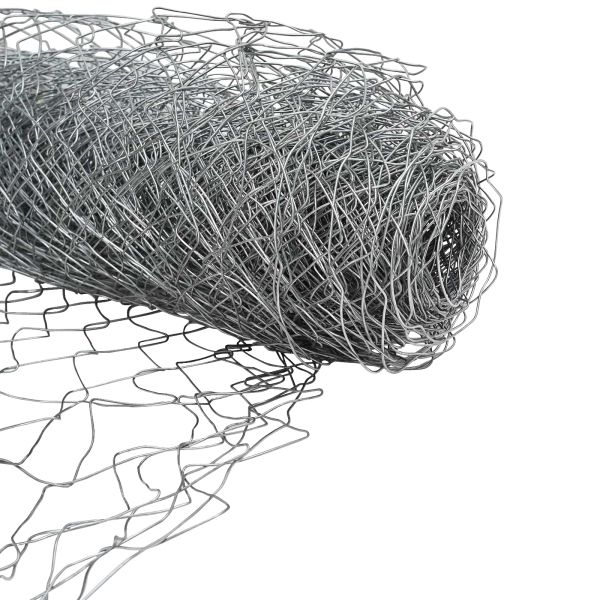 Оградa от мрежа Поцинкована 2 x 20 m Стъкло