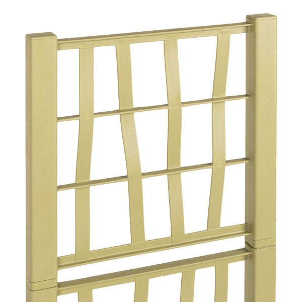 Градинска саксия с решетка Зелен 36 x 36 x 140 см ПП