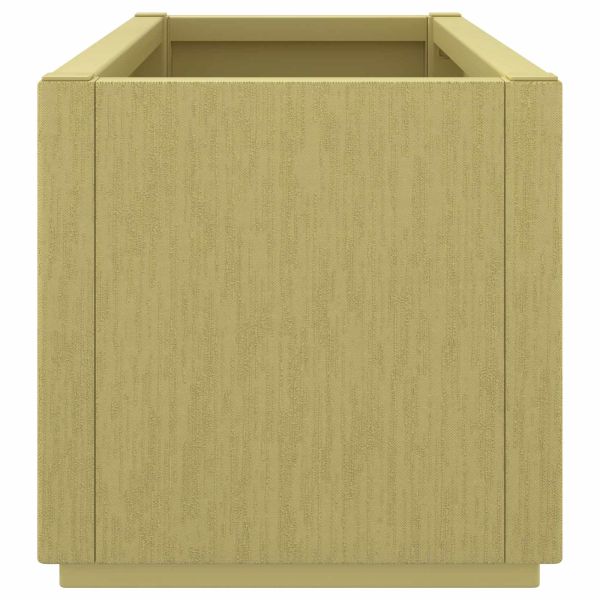 Кутия за цветя в градината Зелен 80 x 36 x 35 см ПП