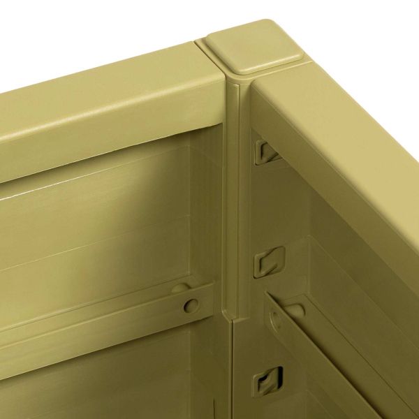 Кутия за цветя в градината Зелен 80 x 36 x 35 см ПП