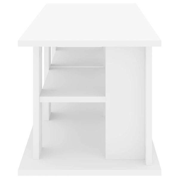 Стойка за телевизор Бяло 96 x 35 x 33,5 см