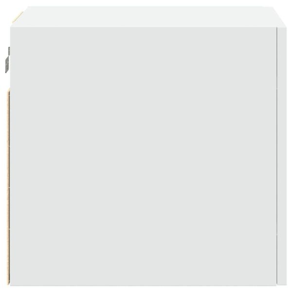 Стенен шкаф, бял, 40x42,5x40 см, инженерно дърво