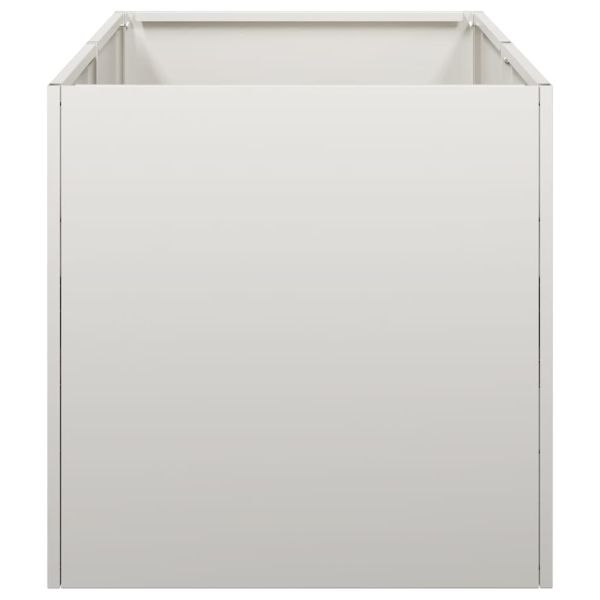 Кашпа, 40x80x40 см, неръждаема стомана