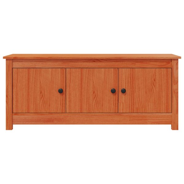 Шкаф за обувки Восъчен Кафяв 110 x 38 x 45,5 см