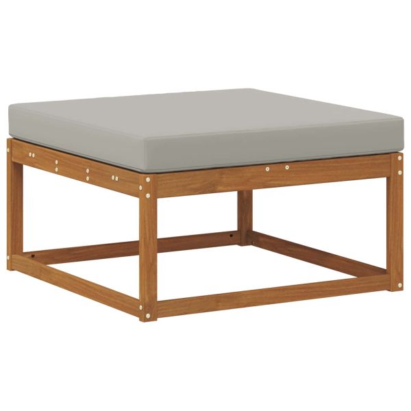 Външна табуретка Солидно акациево дърво Естествен