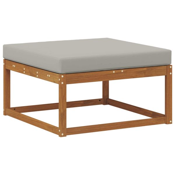 Външна табуретка Солидно акациево дърво Естествен