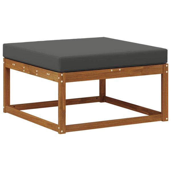 Външна табуретка Солидно акациево дърво Естествен