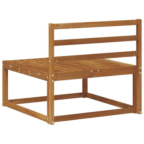 Среден диван за открито Солидно акациево дърво Естествен