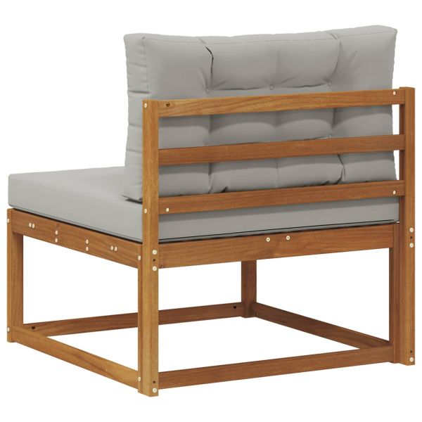 Среден диван за открито Солидно акациево дърво Естествен