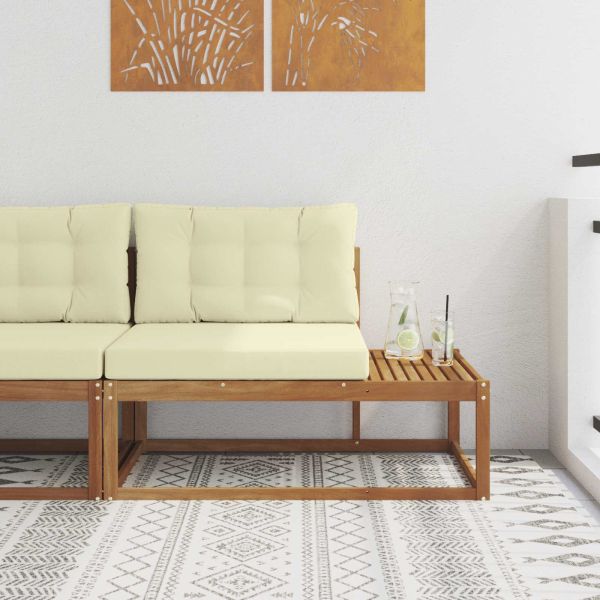 Външен край на диван с възглавница Естествен 115 x 83 x 73 см