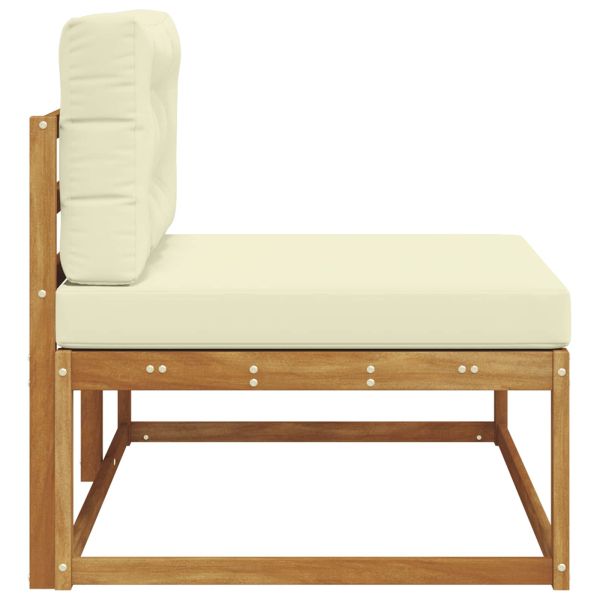 Външен край на диван с възглавница Естествен 115 x 83 x 73 см